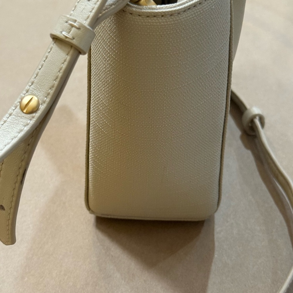 Retired Dagne Dover Tiny Tote in Linen Women's Handbag - Picture 6 of 16